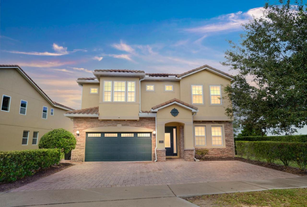 Huge 10 Bdr Family House With Arcades And Free Pool Heat Near Disney Orlando Buitenkant foto